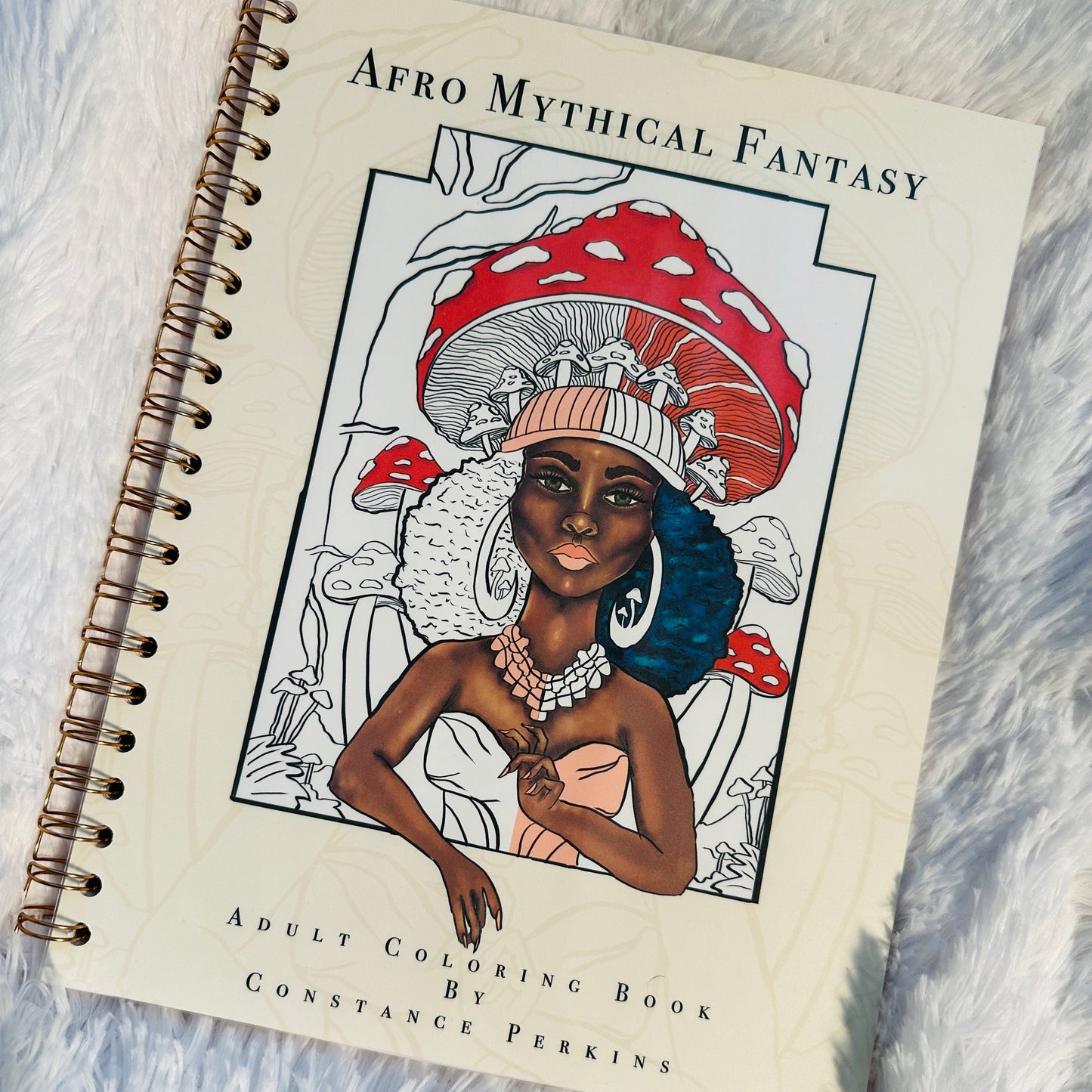 Afro Mythical Fantasy Coloring Book